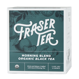 FRASER TEA: Tea Morning Blend Black Organic, 1.4 oz