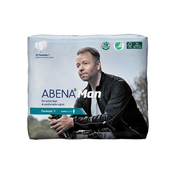 ABENA: Male Guard Formula 1, 15 Ct