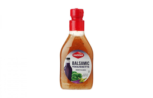 HADDAR: Balsamic Vinaigrette Dressing, 14 oz