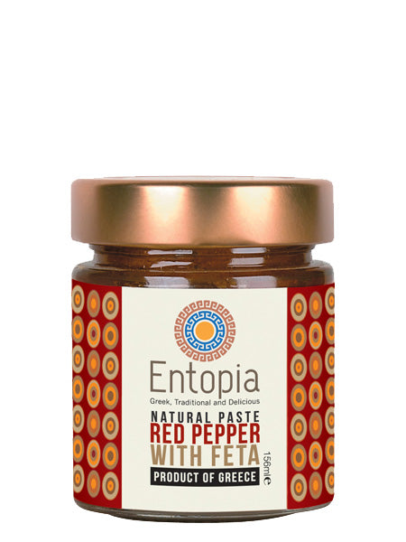 ENTOPIA: Paste Red Pepper With Feta Cheese, 5.3 fo