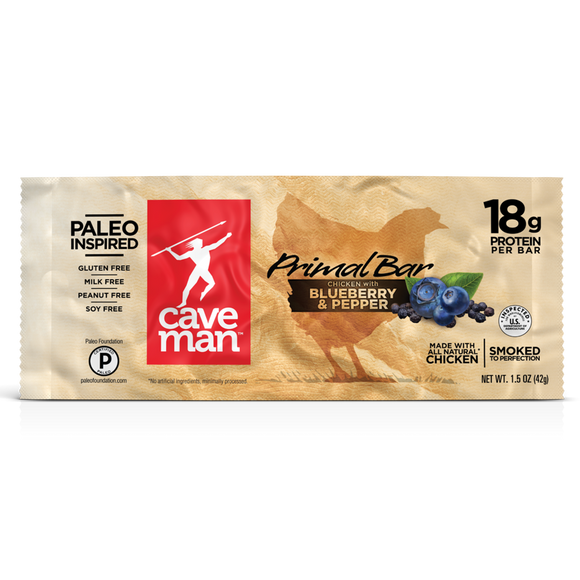 CAVEMAN FOODS: Bar Blueberry Pepper Primal, 1.5 oz