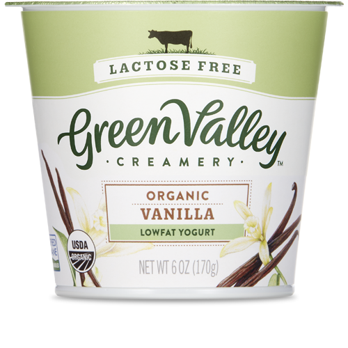 GREEN VALLEY ORGANICS: Low Fat Lactose Free Yogurt Vanilla, 6 oz