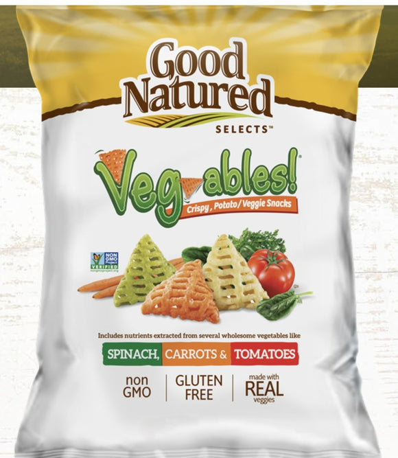 GOOD NATURED: Crisps Veg Ables, 4.5 oz