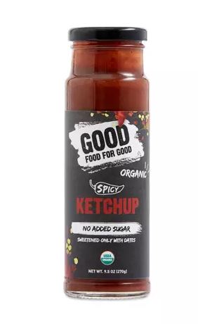 GOOD FOOD FOR GOOD: Organic Spicy Ketchup, 9.5 oz