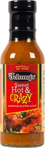 JOHNNYS FINE FOODS: Marinade Crazy Sweet & Hot, 12 oz